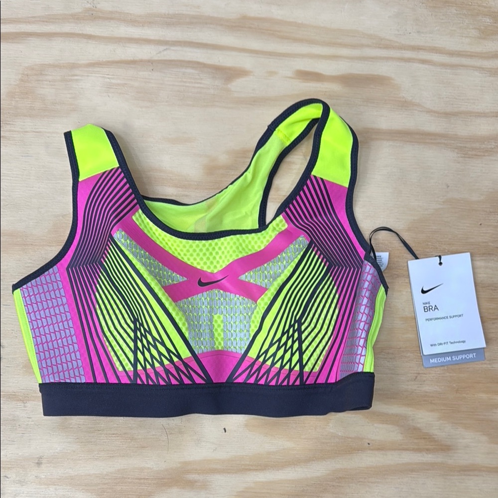 Nike Neon Sports Bra